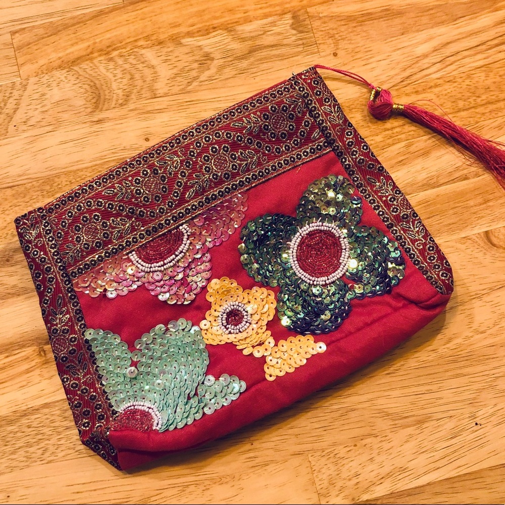 Sequin Sparkly Pouch